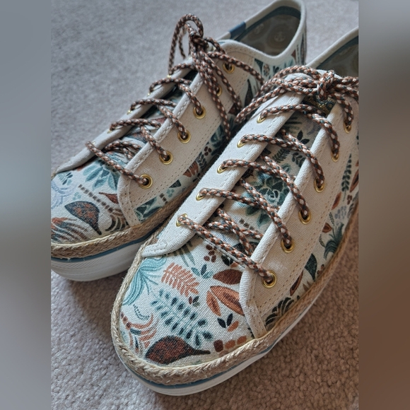 Keds x Jungalow Triple Kick Rainforest Platform Sneaker 8.5 - Picture 2 of 10